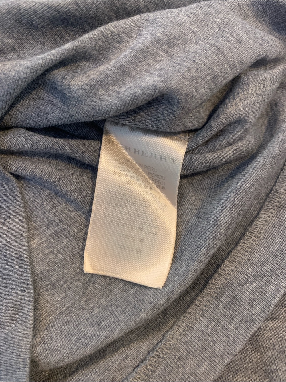Burberry Brit long sleeve grey shirt with elbow accents. Men’s medium. - Picture 10 of 11